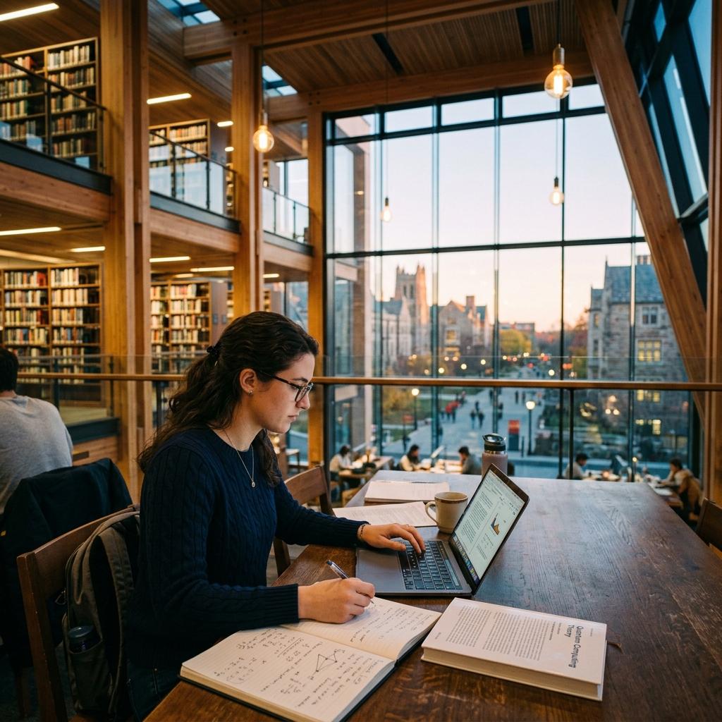 University campus representing graduate admission goals